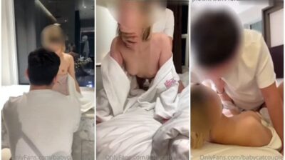 คลิปหลุด Onlyfans BABYCATCOUPLE น้องใบหุ่นดีนมสวยอยู่โรงแรม 5 ดาวเปิดหน้าต่างเย็ดกันไม่มีใครเห็นแน่นอน