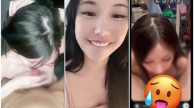 คลิปหลุดสาวขี้เงี่ยน ชอบอมควยให้แฟน โดนถ่ายตอนโม๊คแตกคาปากน้ำเต็มเลย
