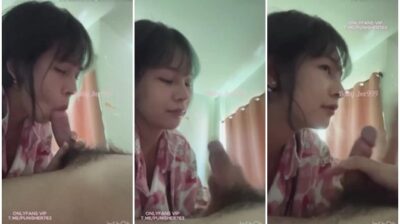 คลิปหลุดน้องบี งานเด็ดจากทางบ้านตื่นเช้ามาเห็นควยผัวโด่จับอมควยให้หายเงี่ยนเลย