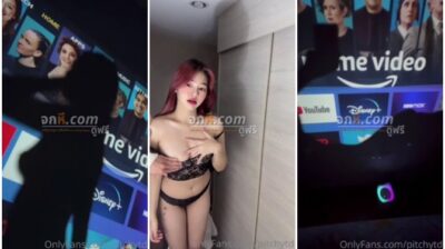 คลิปหลุด Onlyfans PITCHYTD สาวสวยพึ่งกลับจากร้านเหล้าเงี่ยนจัดโชว์เด็ดเเบบเสียวๆ