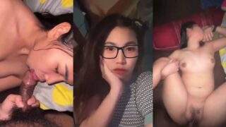 เย็ดหีสาวแว่น หลุดสาวไทย หน้าตาดี ถ่ายคลิปเย็ด คลิปหลุดทางบ้าน สาวแว่นมานี่มา เย็ดสาวอวบนมใหญ่แบบสดๆ