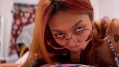 คลิปหลุดจากทางบ้าน คลิปหลุดOnlyfans น้องตี้ ตั้งกล้องถ่ายคลิปเย็ด