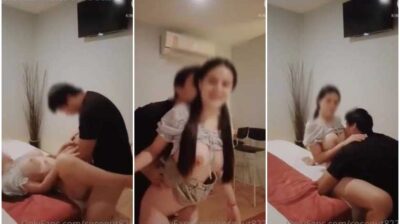 คลิปหลุดโอนลี่แฟน น้องกระต่ายน้อยสาวไทยนัดผู้ชายมาเย็ดที่ห้อง กโดนจับนวดนมแล้วอมควย แอ่นหีให้ผู้ชายกระหน่ำซอยถี่โดนเสียวจนน้ำเงี่ยนไหลเยิ้มเต็มขา