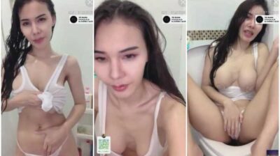 คลิปหลุดเอ็มไลฟ์ น้องพิงกี้สาวไทยนมใหญ่โชว์ลีลาเกี่ยวเบ็ดขั้นสุดย แหกง่ามแตดเนียนไร้ขนแจ๊ะหีจนน้ำเงี่ยนนองห้องส้วม