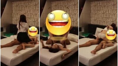 หลุดตั้งกล้องแอบถ่าย น้องโบชินักศึกษาสาวร้อนเงินจัด รับงานไซด์ไลน์ขายหีแลกเงิน จับลูกค้าชักว่าวบิ้วอารมณ์แล้วเอาหีขย่มเย็ดคาชุดนักศึกษา